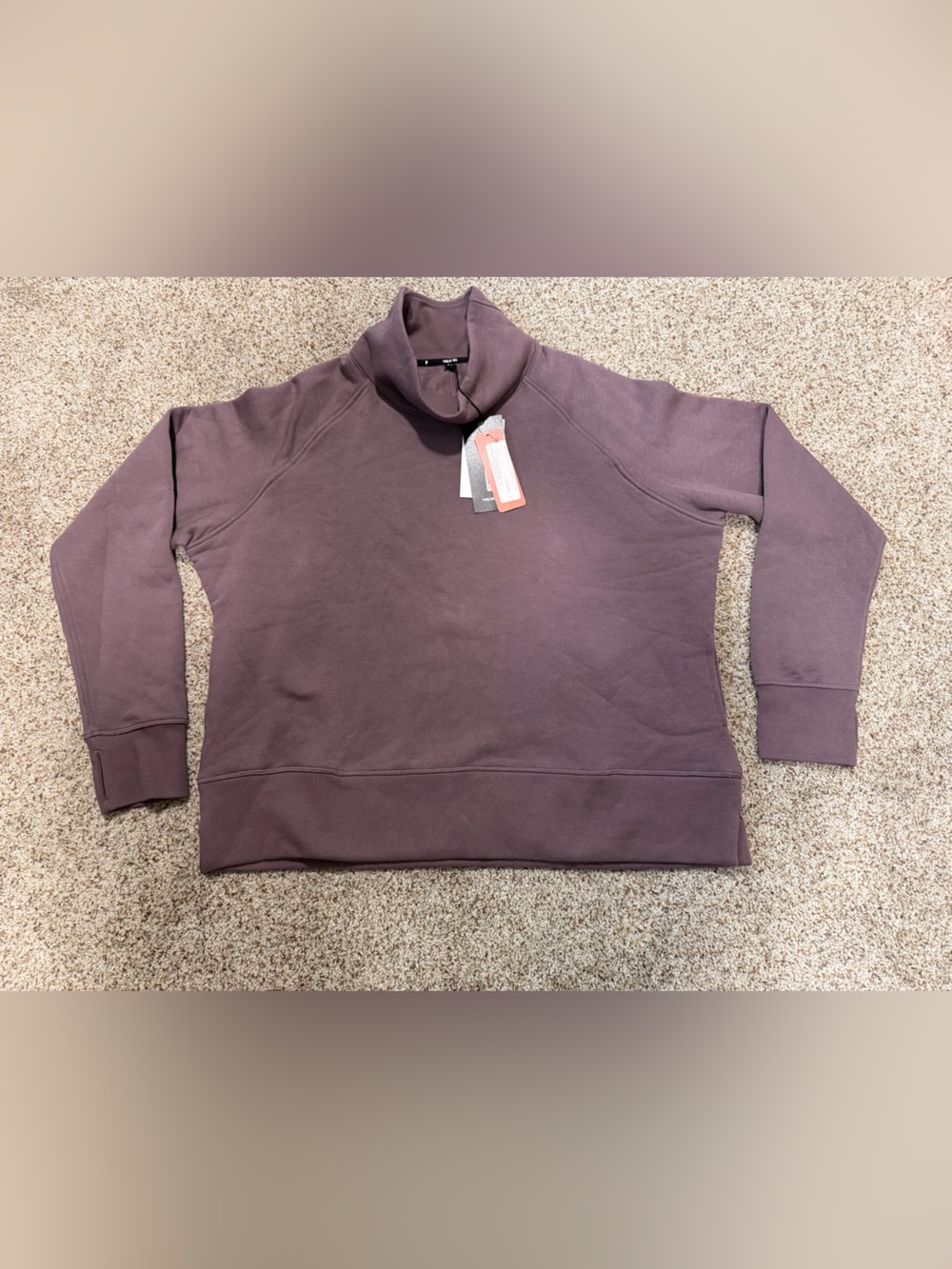 Public Rec Luxe Fleece  Sweatshirt Womens Large High Neck Pullover Pockets XL